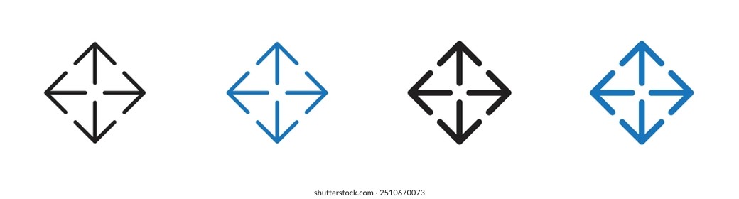 Symbol verschieben Gliederung des Vektorsatzes