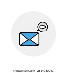 Icono de movimiento Vector ilustración de stock