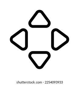 Move Icon Vector Symbol Design Illustration