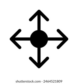Ilustración de diseño de símbolo de Vector de movimiento