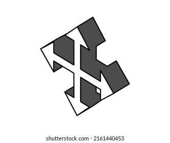 Move isometric design icon. Vector web illustration. 3d colorful concept