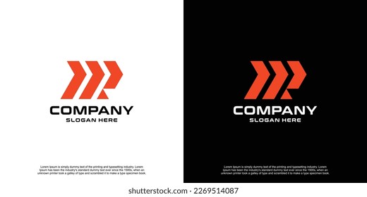 Move Latter Abstract Logo Design