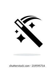 Move magic wand icon. Vector illustration.