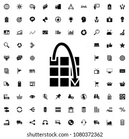 move on map icon illustration isolated vector sign symbol