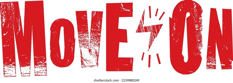 movimiento en la ilustración de afiches de tipografía
