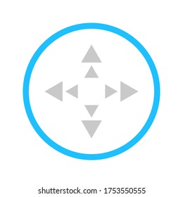 Icono De Salida. ilustración vectorial. modificable.