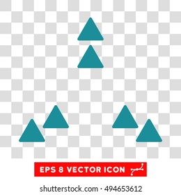 Move Out round icon. Vector EPS illustration style is flat iconic symbol, soft blue color, transparent background.