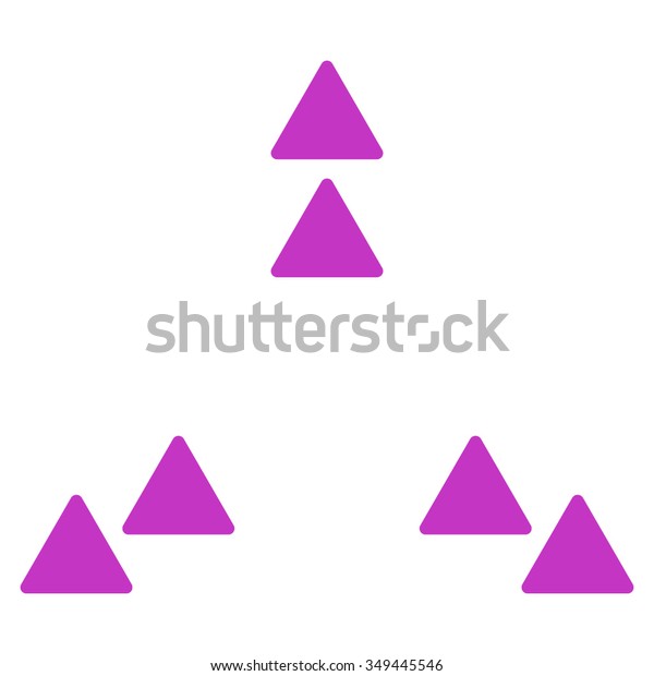 Move Out vector icon. Style is\
flat symbol, violet color, rounded angles, white\
background.