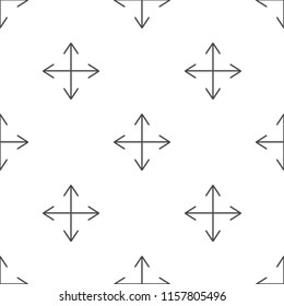 move outline icon vector, can be used for web and mobile design seamless pattern