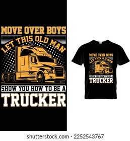 move over boys... t-shirt design template