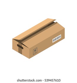 Move service box vector illustration