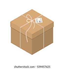 Move service box vector illustration
