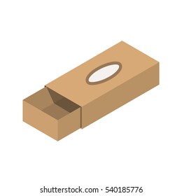 Move service box vector illustration