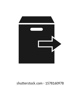 Move Stock Icon. Ecommerce concept for modern web and mobile UI design. Buy and Sell signs.