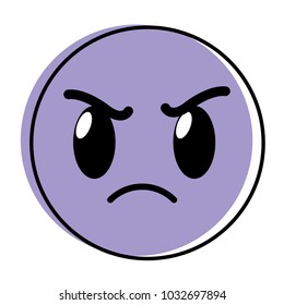 moved color angry face gesture emoji expression