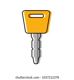 moved color automobile key object to security alarm
