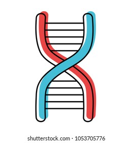 moved color dna science medical molecule structure