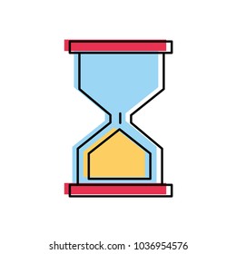 moved color hourglass classic object to control the time