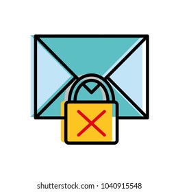 moved color letter message with packlock bad security
