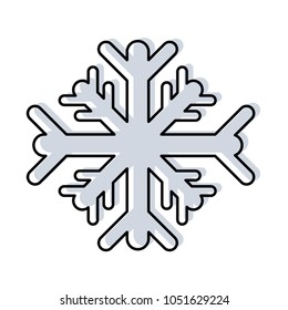 moved color snowflakes cold weather nature season