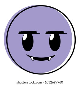 moved color vampire face gesture emoji expression