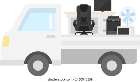 Moved with a light truck