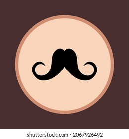 Movember Movement Logo Icon Vector Illustration