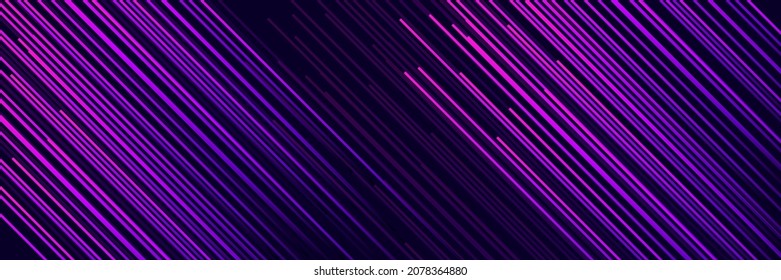 Movement background. Diagonal dynamic futuristic lines. Poster element. Space backdrop. Abstract geometric banner. Vector illustration