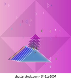 movement between simple example, trendy triangle around set.
