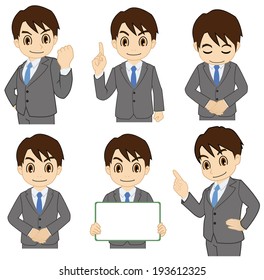 Movement of the businessman