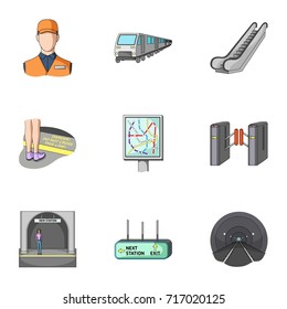 Movement, electric transport and other web icon in cartoon style. Public, transportation, means icons in set collection.