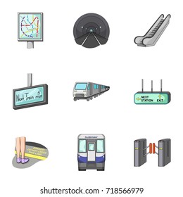Movement, electric transport and other web icon in cartoon style.Attributes, public, means, icons in set collection.