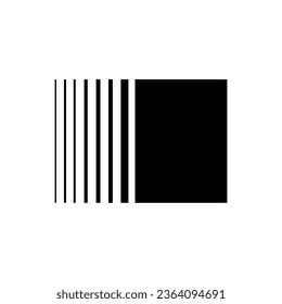 Icono de movimiento. Flecha derecha. Símbolo de dirección: vector.