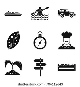 Movement icons set. Simple set of 9 movement vector icons for web isolated on white background