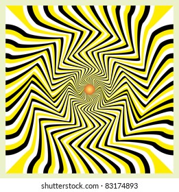 Movement illusion. Abstract background, seamless pattern