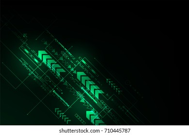 The movement of information in the digital world.