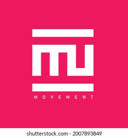 movement letter m and v