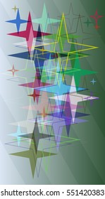 movement of light invitation, clear freedom in universe vector background