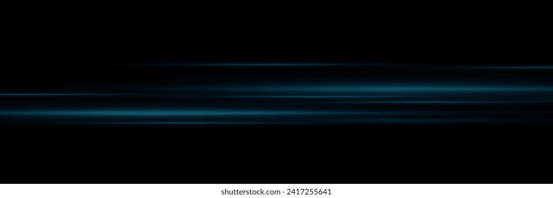 Movement of lines and light glare. On a black background.