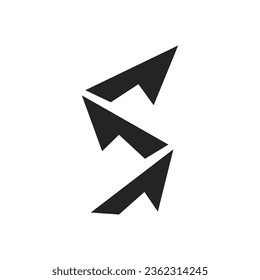 movement logo template Isolated. Brand Identity. Icon Abstract Vector graphic