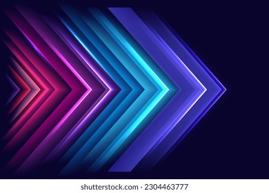 movimiento suave de líneas de luz azul gradiente fondo futurista. Diseño de afiches de pancartas de alta velocidad con movimiento dinámico abstracto