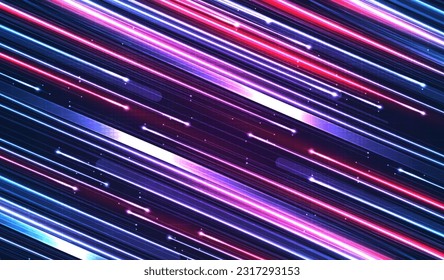 movement and speed line, futuristic background for 5g or 6g technology wireless data transmission, high-speed internet in abstract. internet network concept. vector.