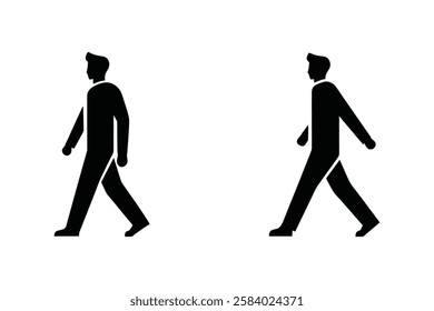 Movement Stick Figures – Walking, Running, and Standing Set