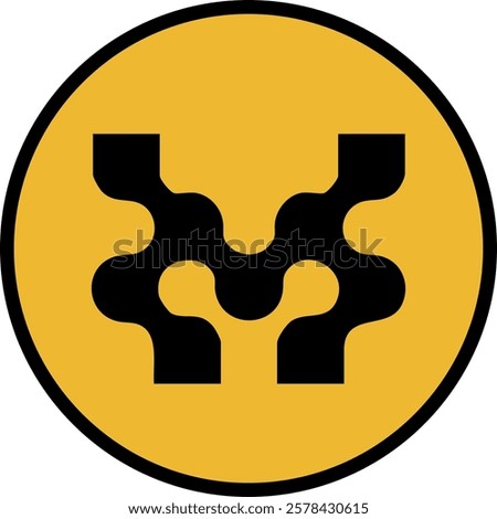 movement-move cryptocurrency drawings on abstract background. 3d illustrations.