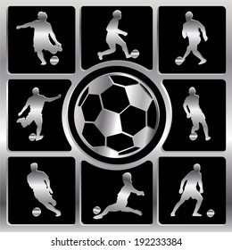 The movements of soccer players