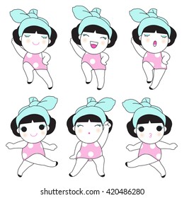 Moveover And Let Me Dance Character illustration