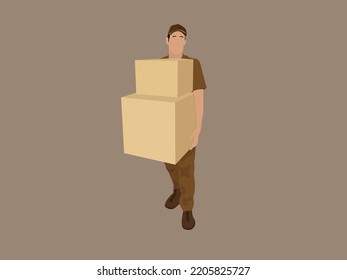 mover house business service relocation man delivery