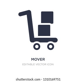 mover icon on white background. Simple element illustration from Food concept. mover icon symbol design.