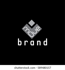 Movers vector logo design template