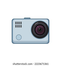 movie action camera cartoon. movie action camera sign. isolated symbol vector illustration